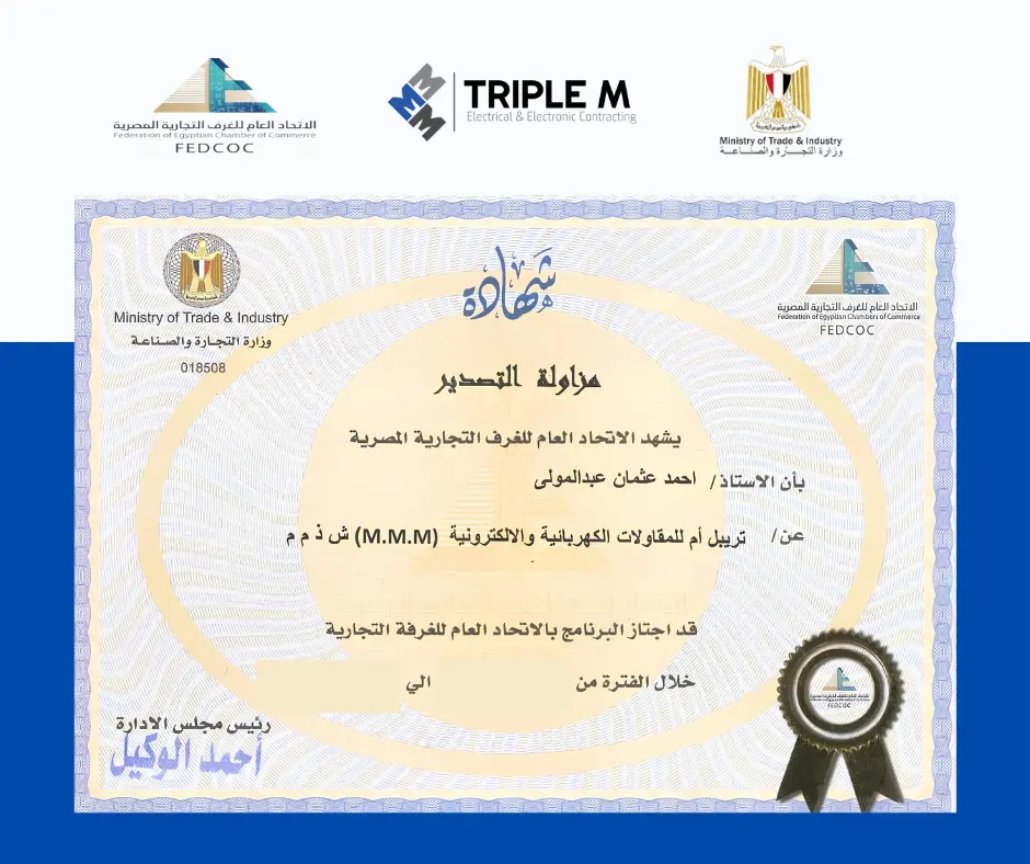 Our Certifications 12 — Triple M team and facilities