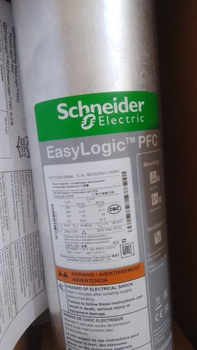 [TM/00697] Schneider -NEW Easy Can 25 / 30.25 Kvar مكثف 25 كيلو فار/ 400 فولت BLRCS250A300B40 
